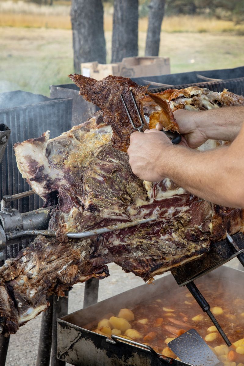 Mechoui, agneau rôti marocain