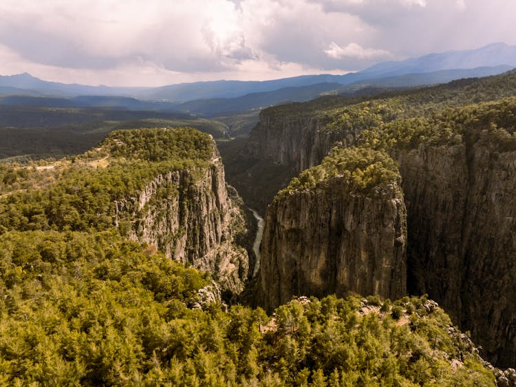 Aerial View Of Tazi Canyon In Manavgat, Antalya, Turkey