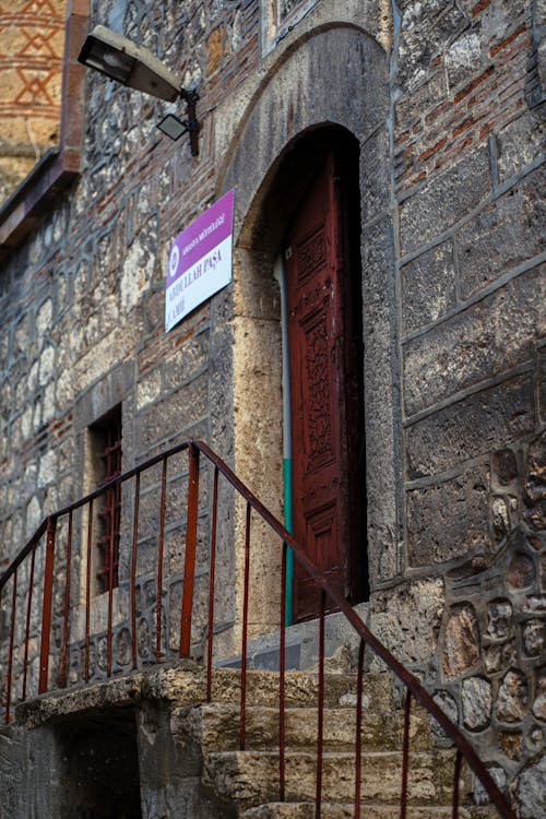 Stairs and Door in Building in Turkey