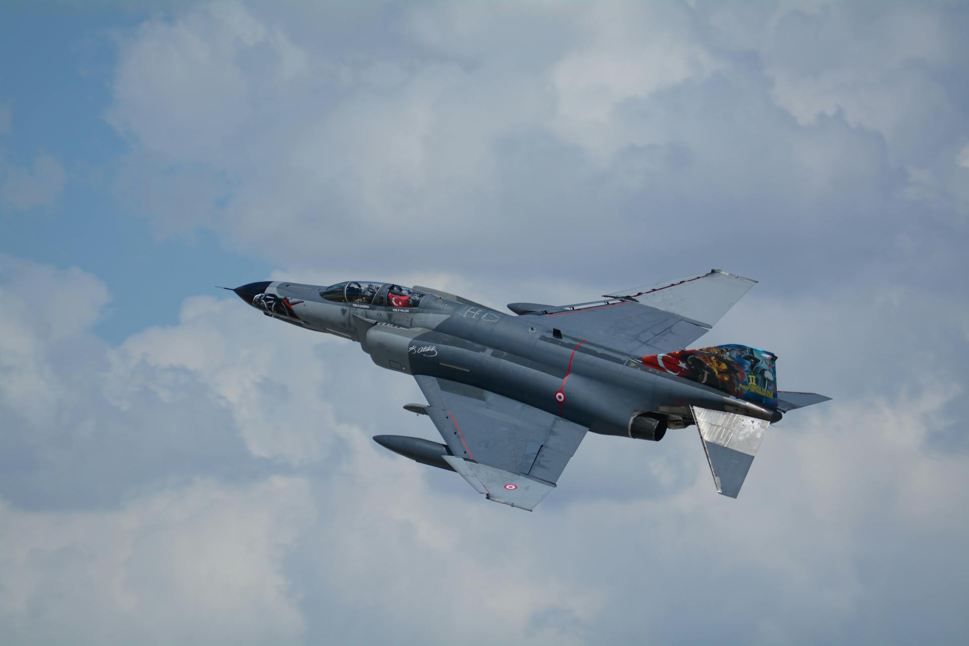 Anatolian Eagle 2022 exercises  in Konya, The McDonnell Douglas Turkish Air Force F-4E Phantom Terminator 2020 Color of Nato