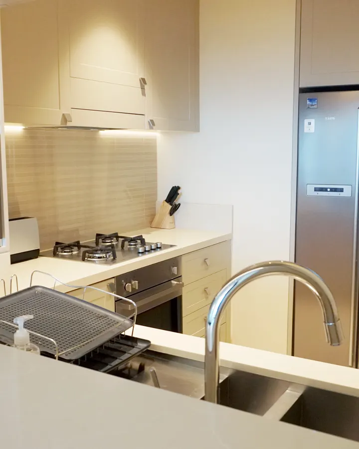 Built-In Refrigerator Repair in La Mesa, CA Stylish modern kitchen with stainless steel built-in appliances in a La Mesa home