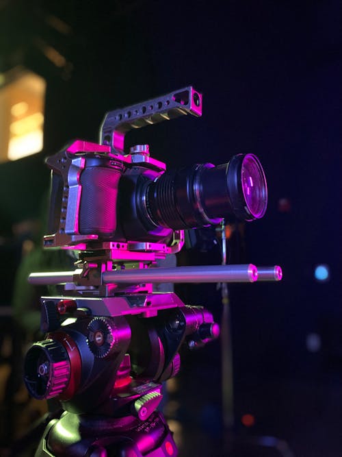 Gratis stockfoto met apparaat, camera, roze licht