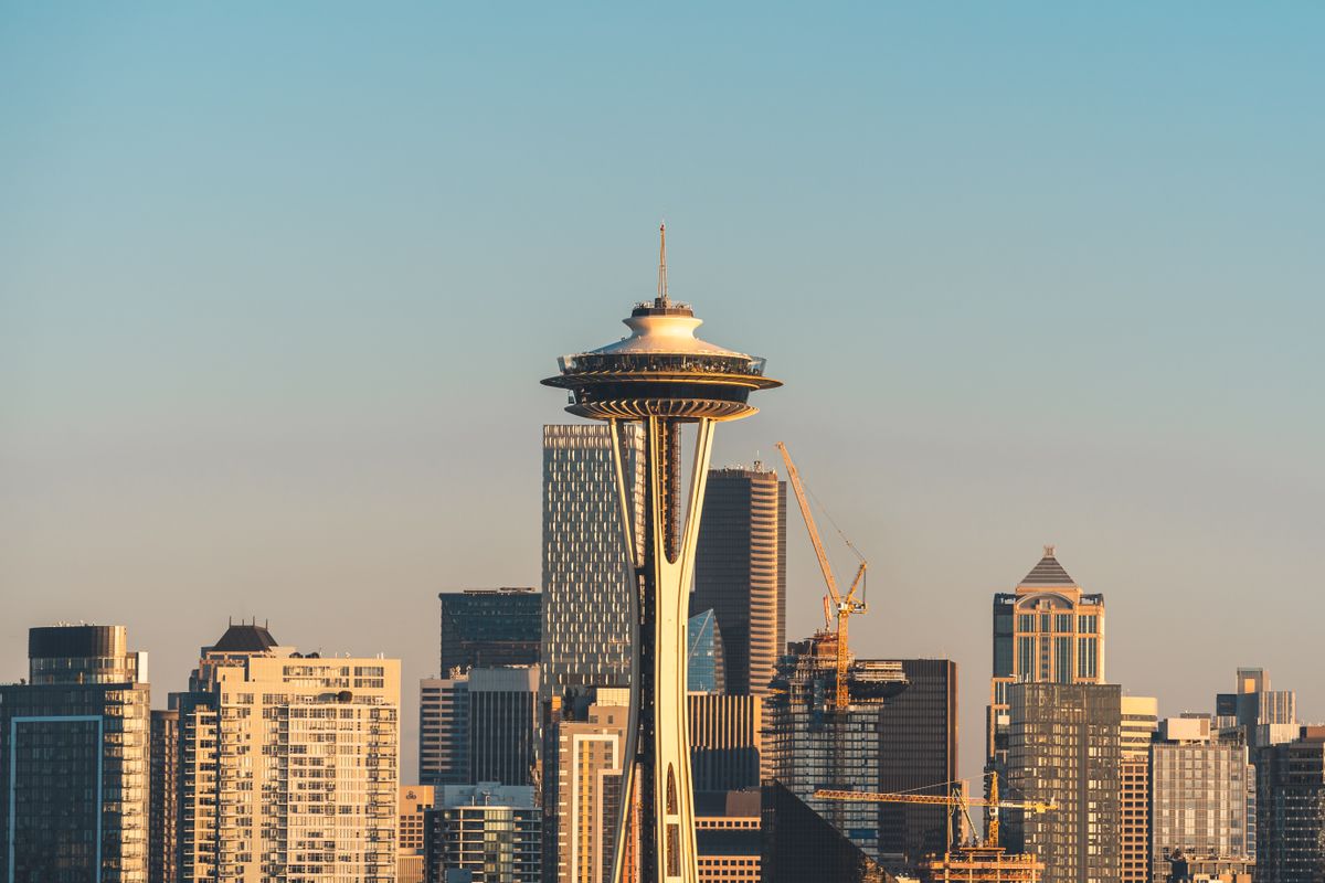 Seattle Washington skyline representing 750,000 YouTube subscribers