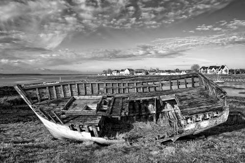 Безкоштовне стокове фото на тему «le crotoy, аварія на човні, берег моря»