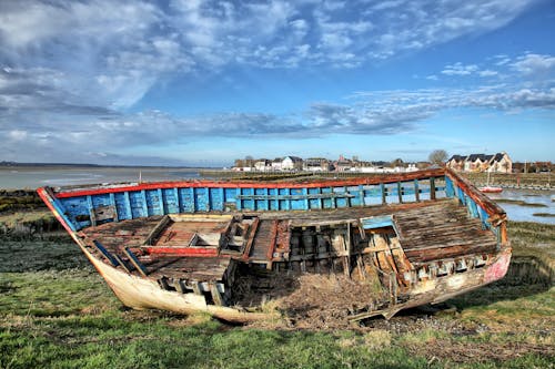 Imagine de stoc gratuită din abandonat, barcă, de lemn