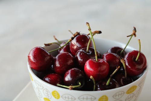 Cherries in Bowl
