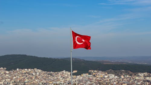 トルコの旗の無料の写真素材