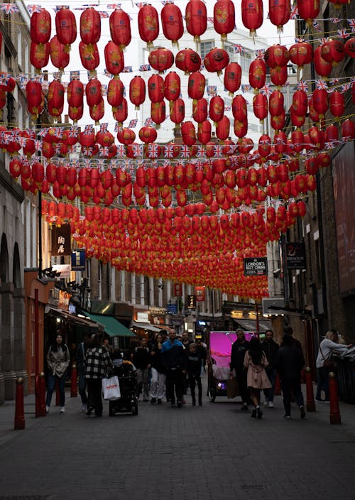 Foto d'estoc gratuïta de banderes britàniques, carreró, decoracions