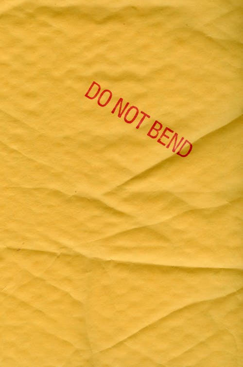 Message on Yellow Background