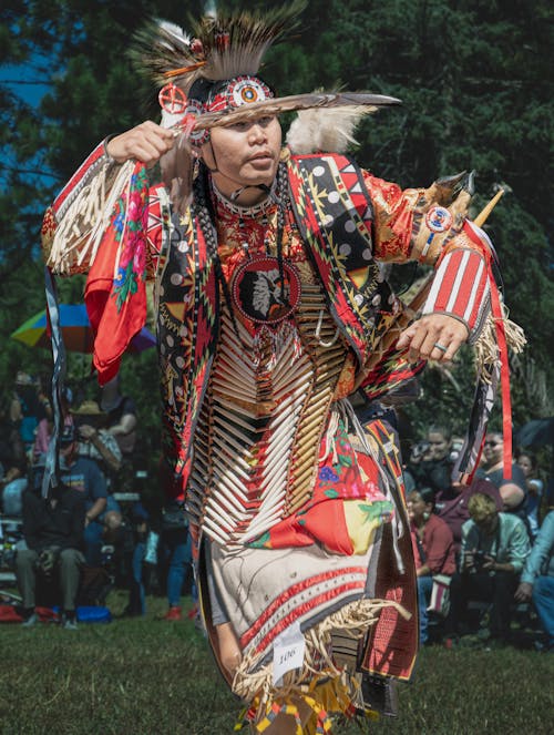 Man in Traditional, Indigenous Clothing