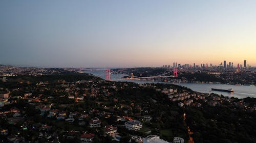 Suspension Bridge in Istanbul 