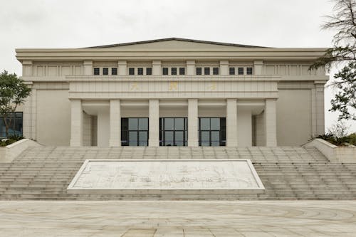 Imagine de stoc gratuită din arhitectura neoclasică, coloane, exterior de clădire