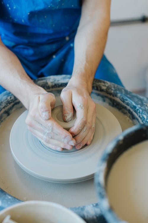 Hands Making Clay Pot