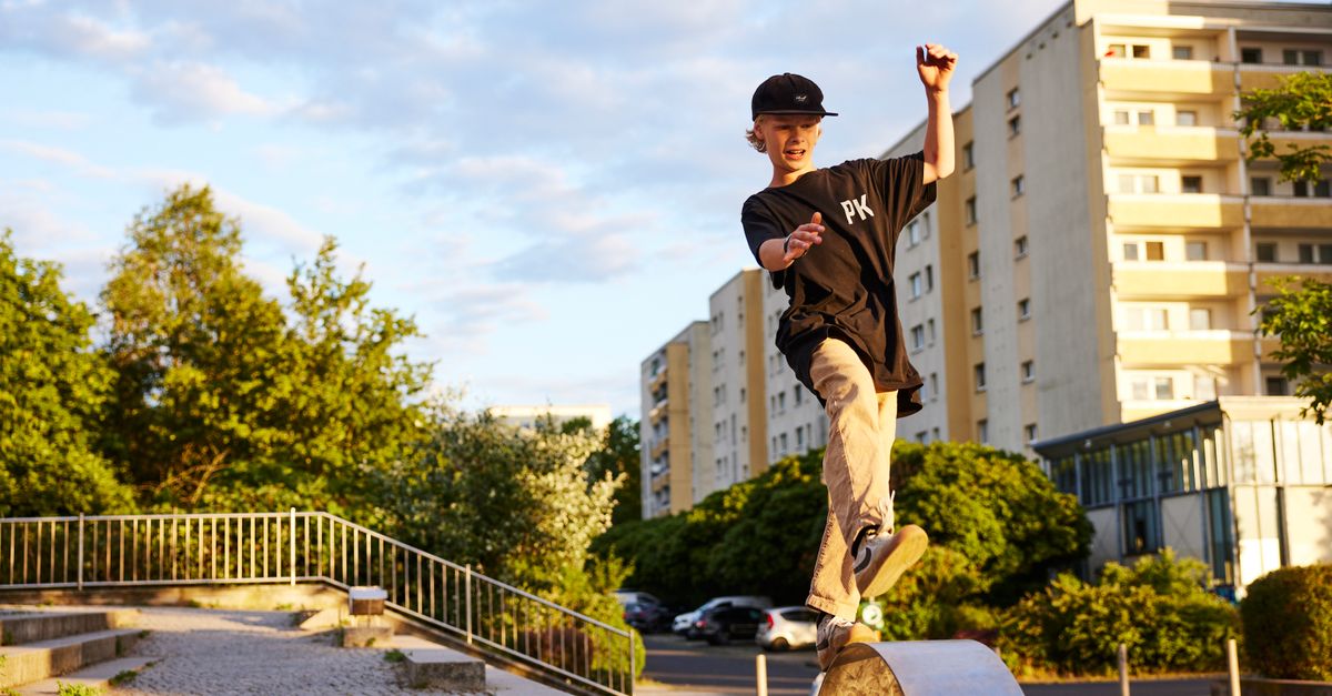 Boys Ramp Boy Balancing on a Ramp · Free Stock Photo