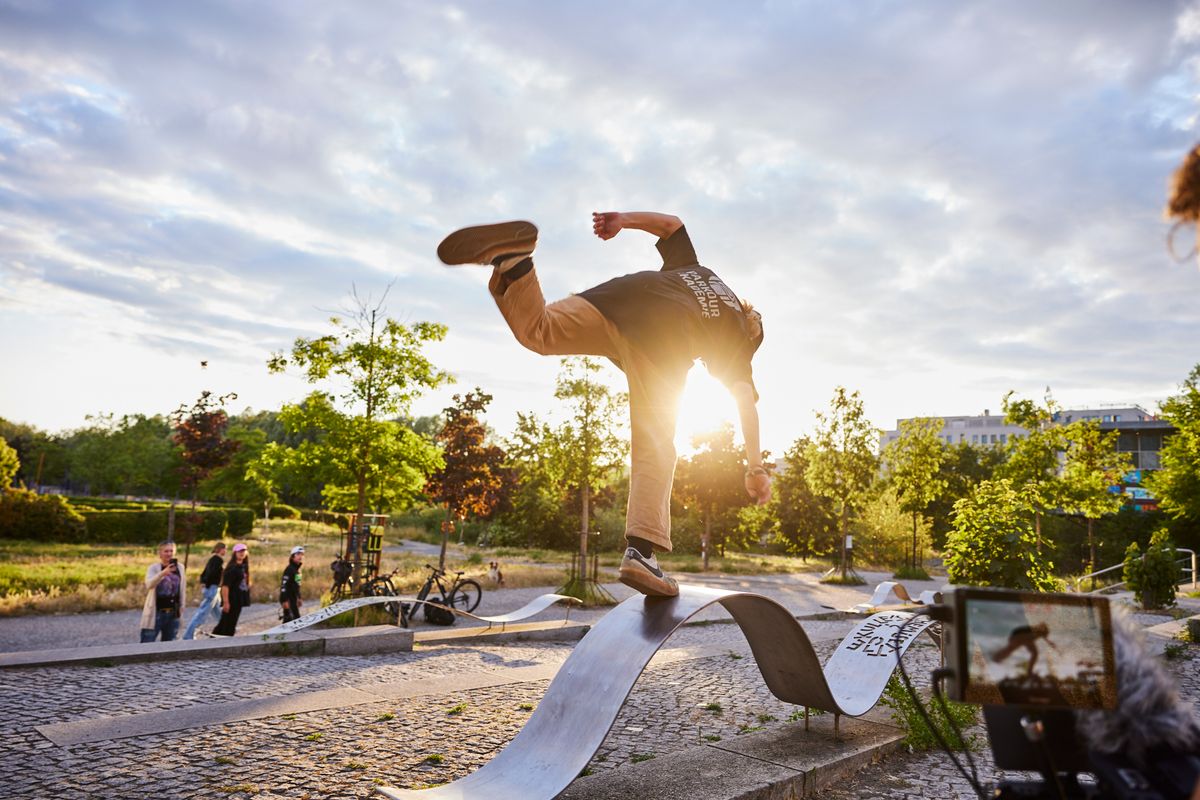Boys Ramp Boy Balancing on a Ramp · Free Stock Photo