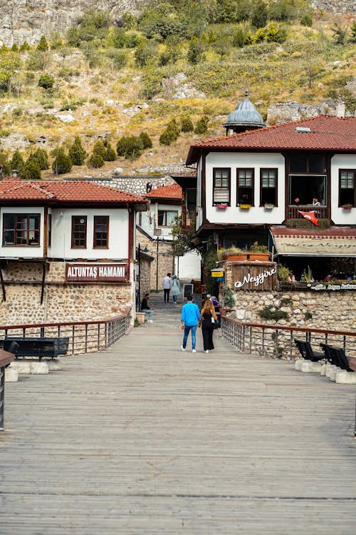 Footbridge in Amasya in Turkey