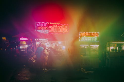 人, 城市街道, 夜生活 的 免費圖庫相片