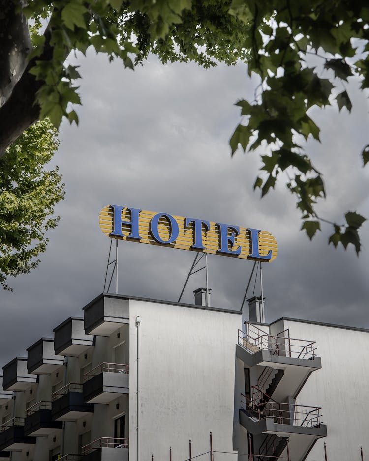 Sign Of A Hotel In Portugal