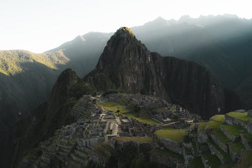 Machu Picchu Bij Zonsopgang