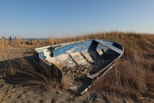 Broken Abandoned Boat