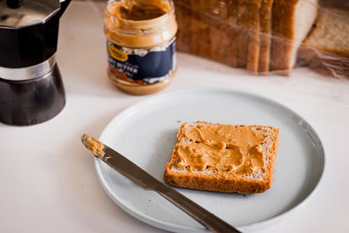 Immagine gratuita di burro di arachidi, colazione, fotografia di cibo
