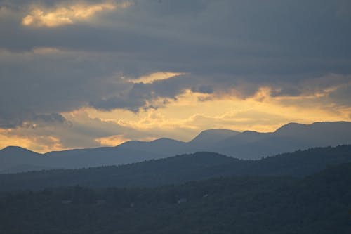 北卡羅來納, 山, 日落 的 免費圖庫相片