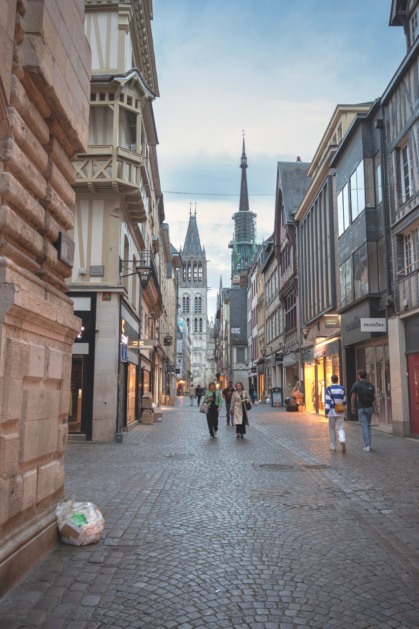 The old town of Rouen