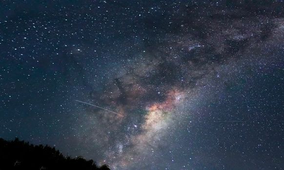 Lebendige Sterne & Galaxie – Weltraum Hintergrundbild