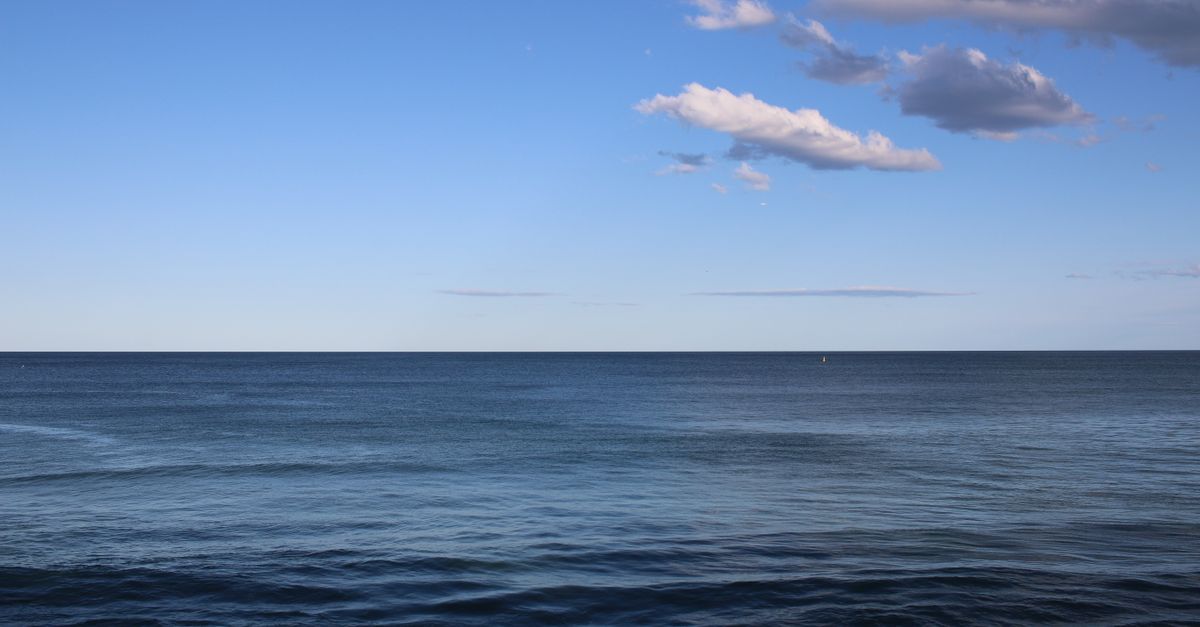 Serene ocean view under a clear blue sky at Cronulla, Australia.