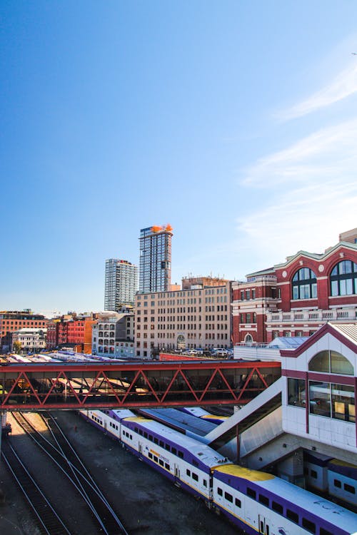 Train on Vancouver Waterfront Station