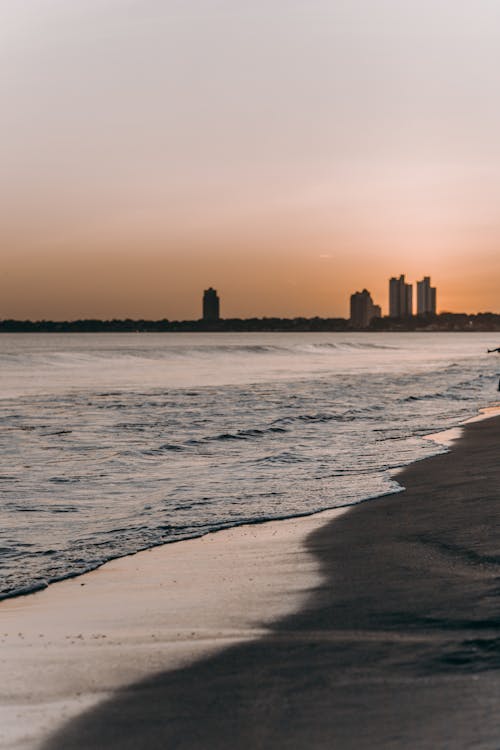 View of Beach Near City