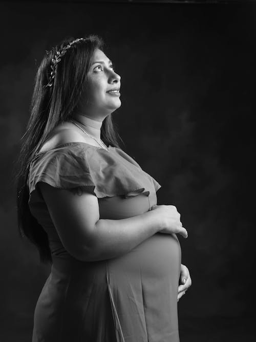 Pregnant Woman in Dress