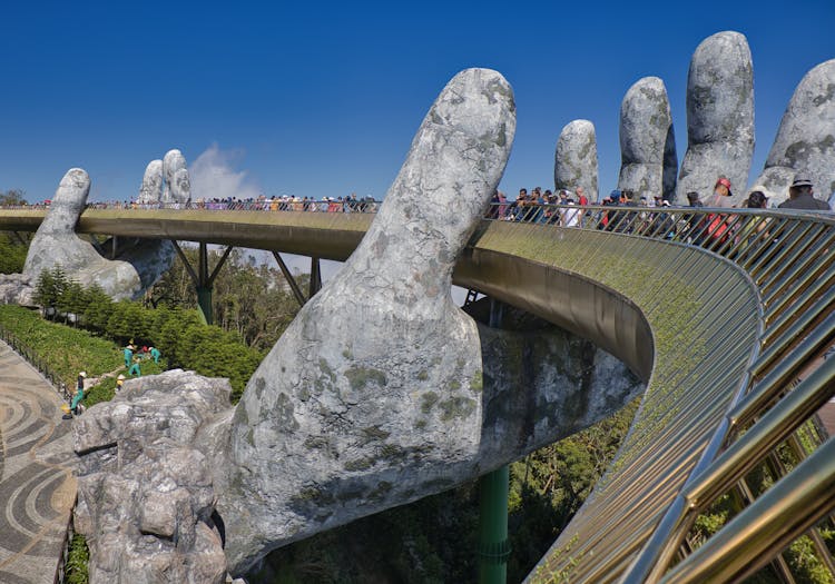 Golden Bridge, Ba Na Hills, Vietnam