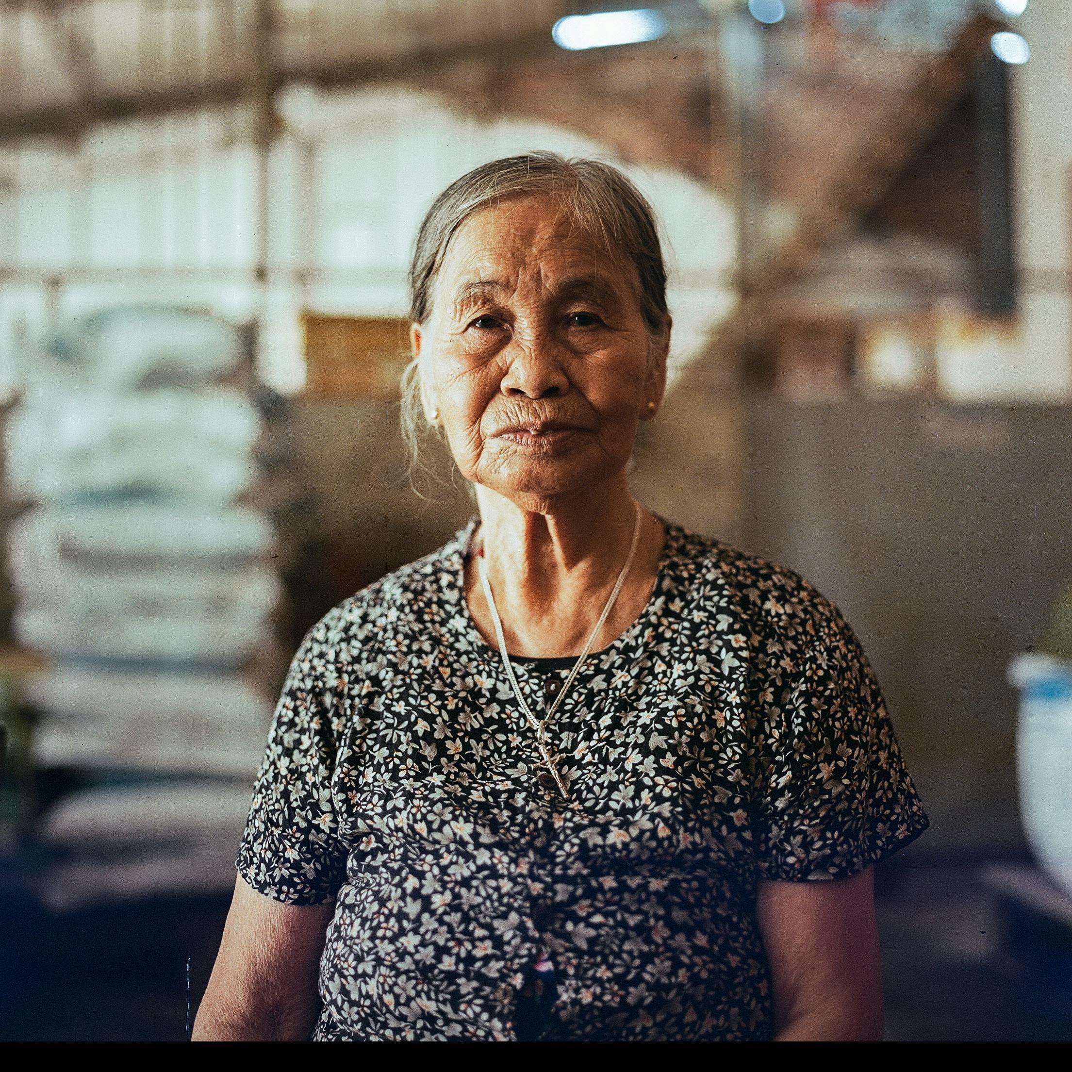 portrait of an elderly woman