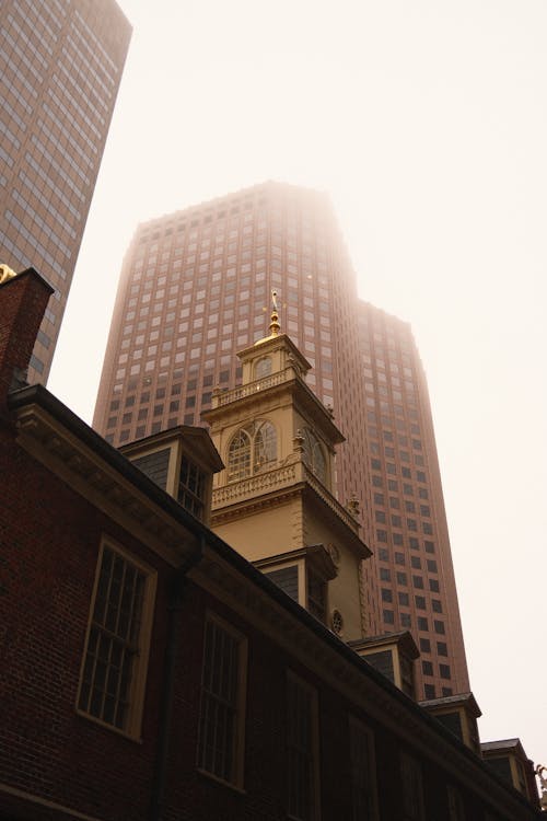 Ingyenes stockfotó alacsony szögű felvétel, Amerika, Boston témában