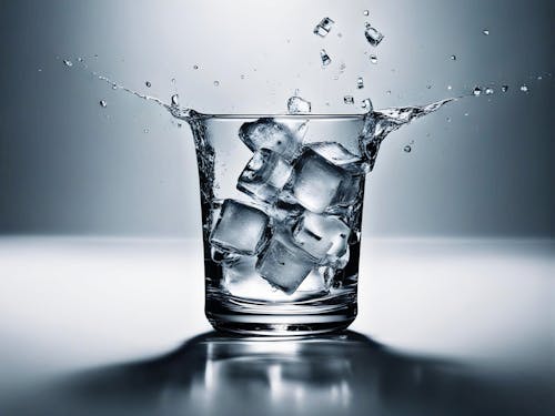 Ice Water Glass