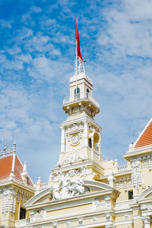 Tower of Town Hall in Ho Chi Minh City