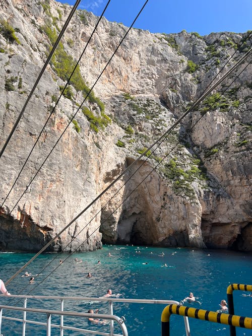 Immagine gratuita di acqua di mare, blue cave, grecia