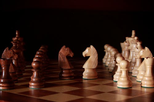 Close Up of Chessboard 