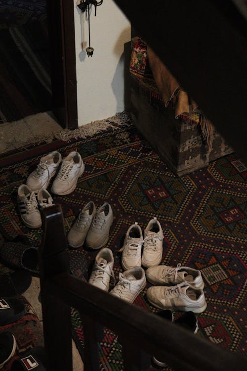 Shoes on Carpet in Room