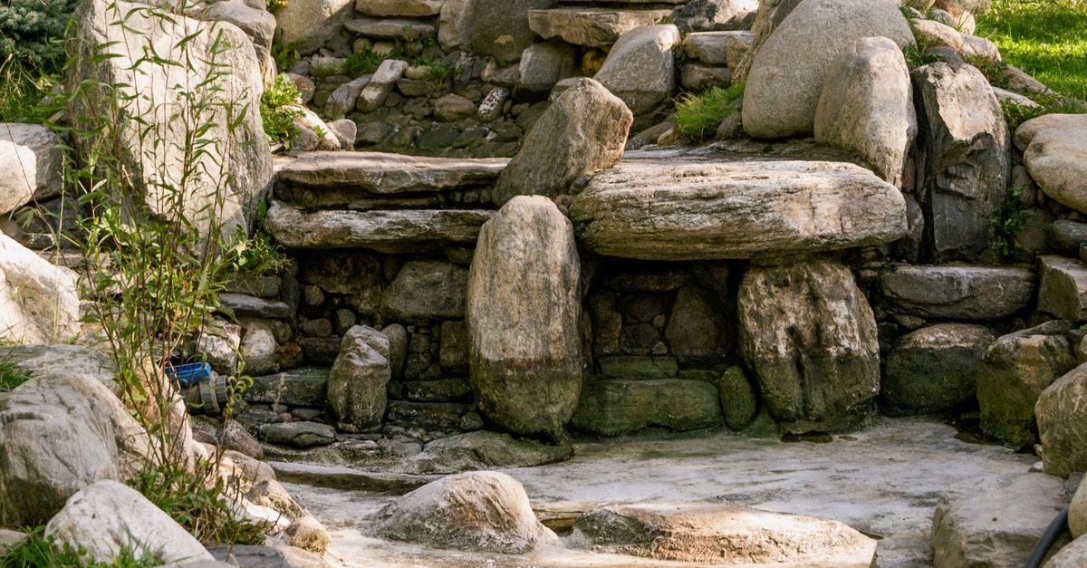 Parks With Rocks Rocks around Water in Park · Free Stock Photo