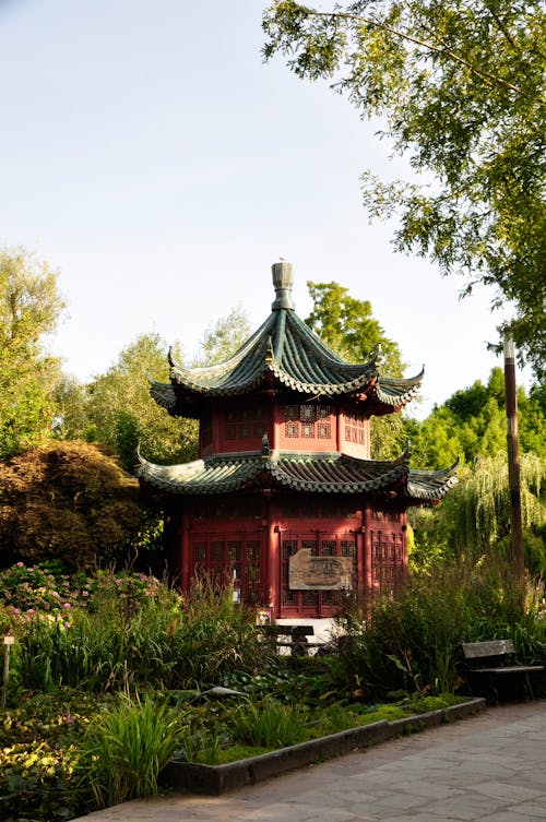 东方建筑, 中国园林, 中國人 的 免费素材图片