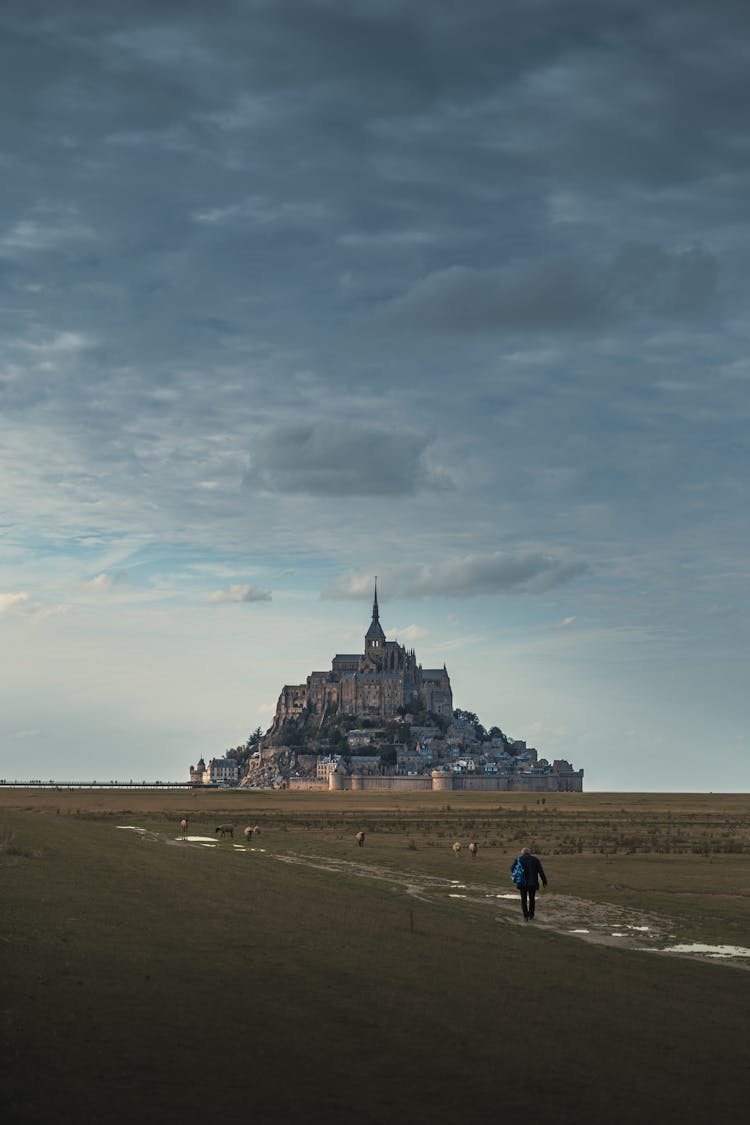 The Mont-Saint-Michel Abbey In Normandy 