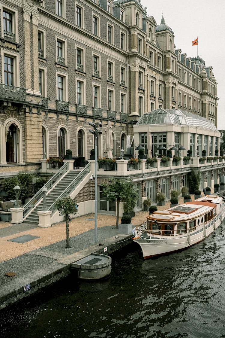 Amstel Hotel Building In Amsterdam