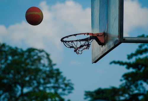 Kostnadsfri bild av basketboll, dunka, frysa