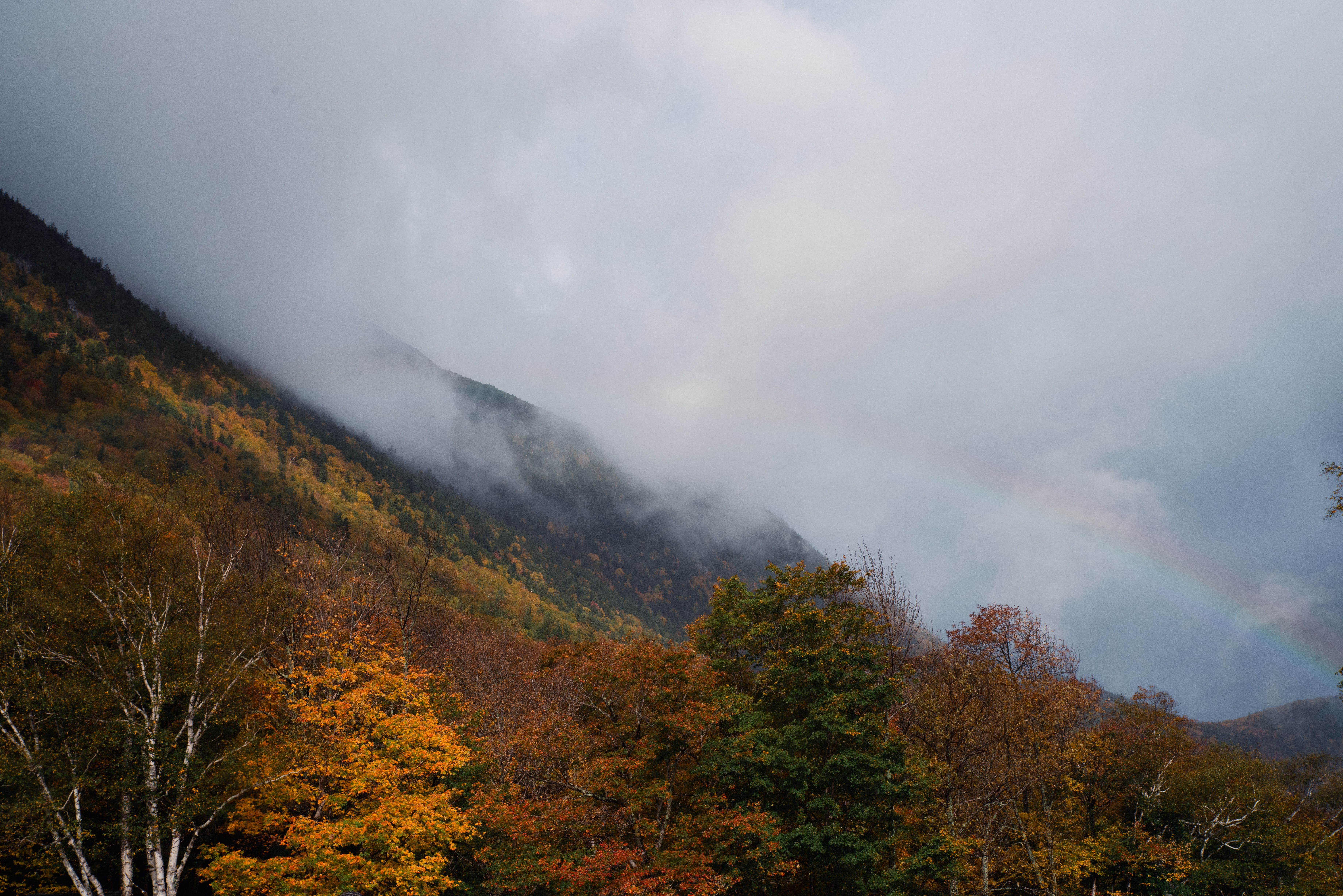 The view of Katahdin from Rainbow Ledges