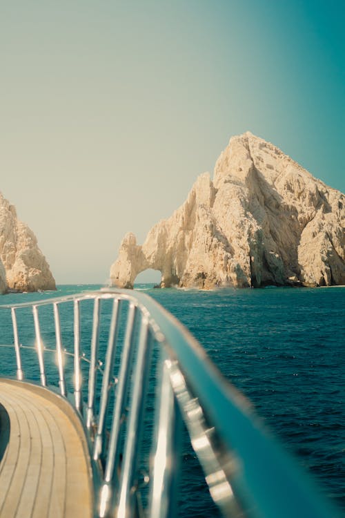 View of the Arch of Cabo San Lucas from a Boat 