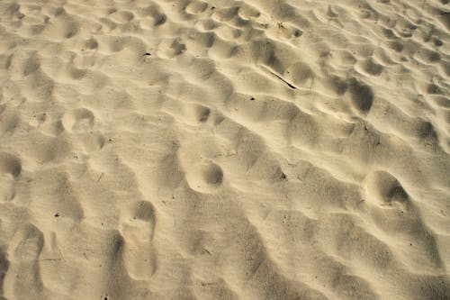 Gratis stockfoto met strandzand, voetafdrukken, zand