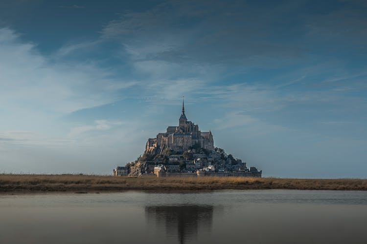 Mont-Saint-Michel Abbey In France