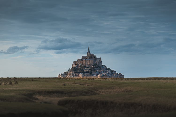 Mont-Saint-Michel Abbey In Normandy, France